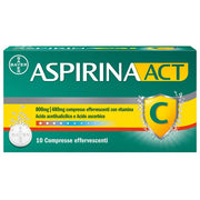 Aspirinaact C Febbre e Sintomi Influenzali con Vitamina C 10 Compresse 