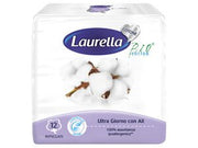 Assorbente laurella in cotone ultra giorno con ali 12 pezzi