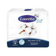 Assorbente laurella per donna in cotone ultra ali notte 10 pezzi