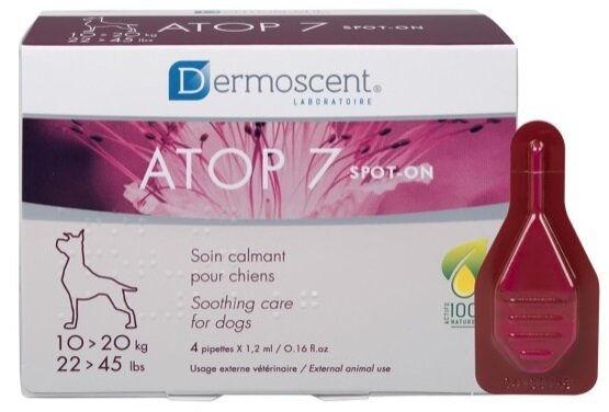Atop 7 spot-on Cani e Gatti 10-20 kg 4 pipette x 1,2 ml