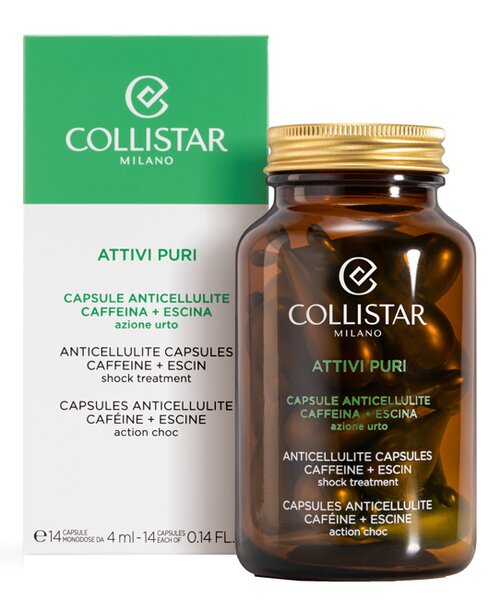 Attivo puro caffeina+escina capsule anticellulite 14 capsule