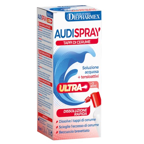 Audispray ultra soluzione acquosa + tensioattivi spray 20 ml
