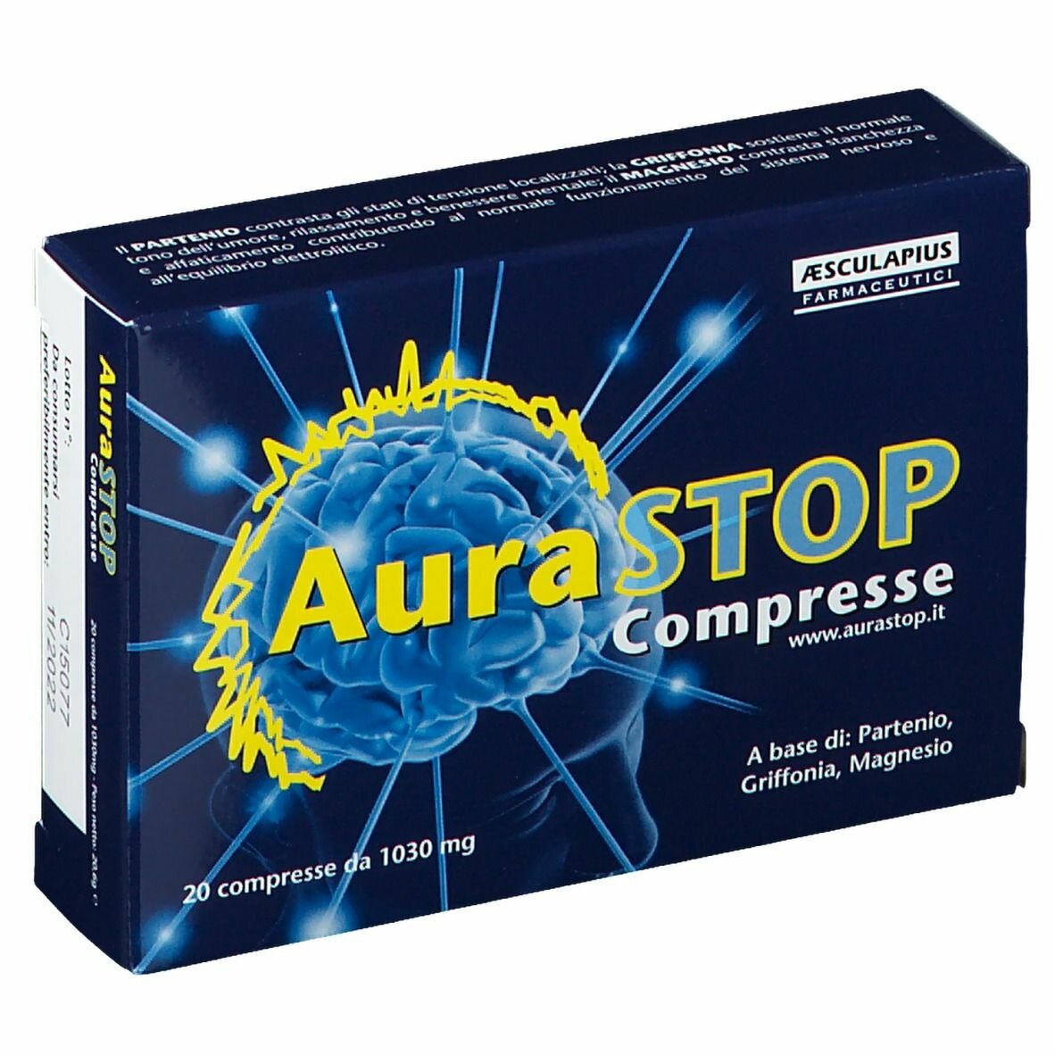 AuraSTOP Integratore contro Emicrania e Cefalee 20 compresse
