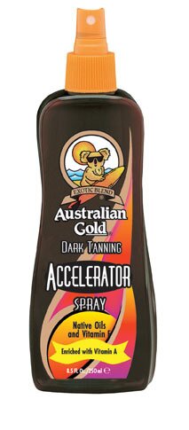 Australian gold dark tanning accelerator spray 250 ml