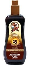 Australian gold spf15 spray gel effetto bronze 237 ml
