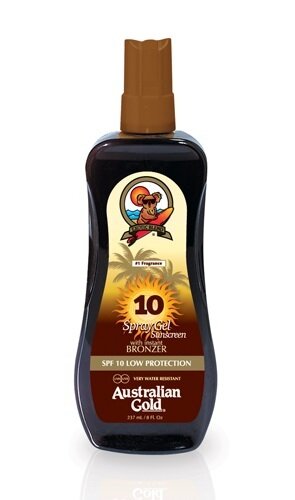 Australian gold spf 10 spray con effetto bronze 237 ml