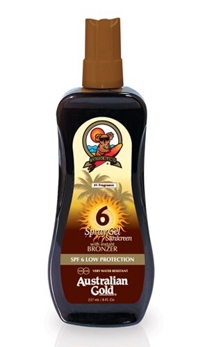 Australian gold spf 6 spray con effetto bronze 237 ml