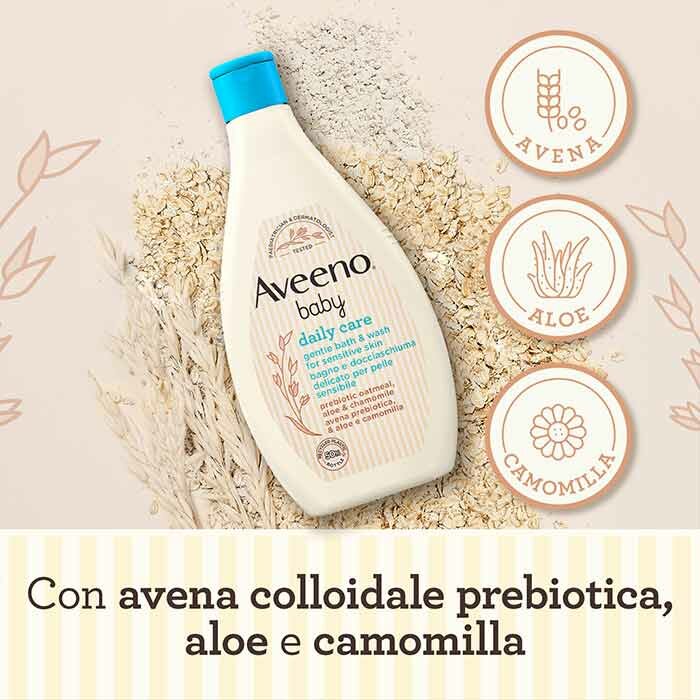 Aveeno Baby Daily Care Bagno e Docciaschiuma Delicato 400 ml