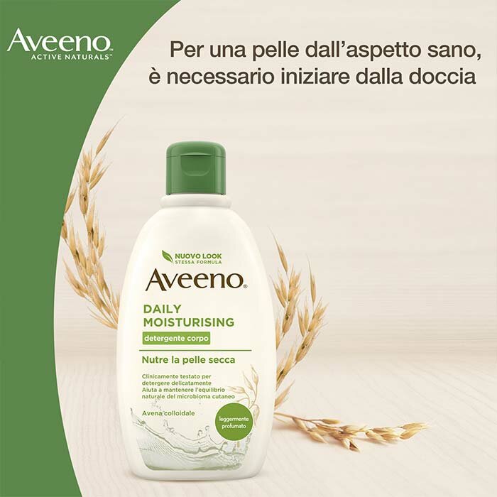 Aveeno Bagno Doccia Idratante Nutriente Pelle Secca 300 ml