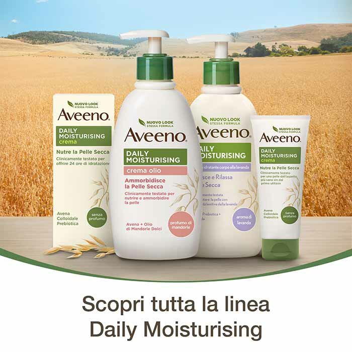 Aveeno Daily Moisturising Crema Idratante Pelle Secca 100 ml
