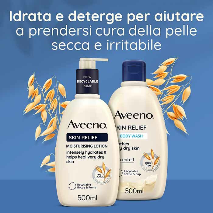 Aveeno Skin Relief Crema Lenitiva Pelle Secca Mentolo 200 ml