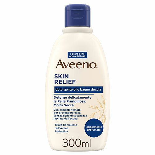 Aveeno Skin Relief Detergente Olio Bagno Doccia 300 ml