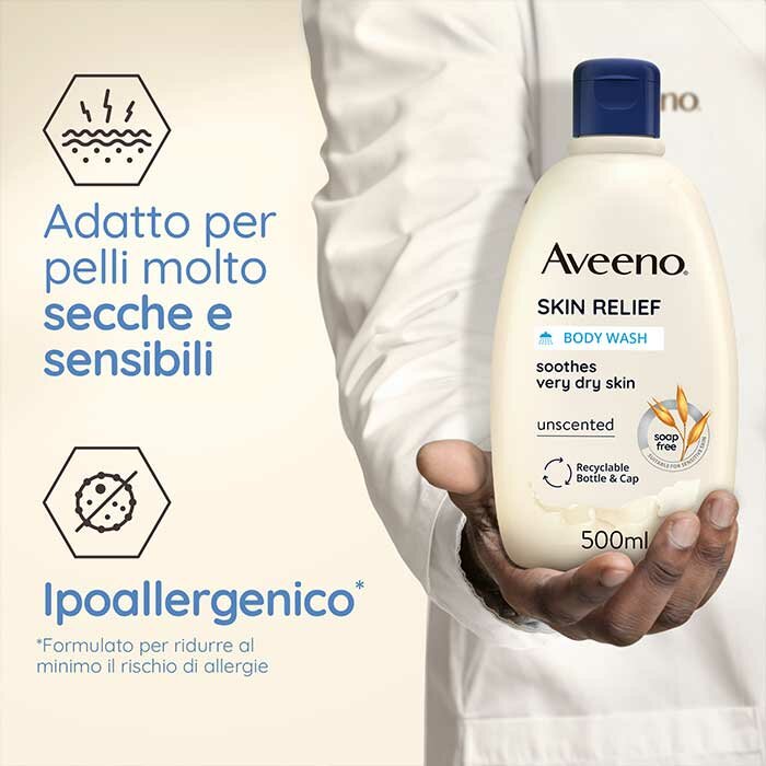 Aveeno Skin Relief Wash Bagno Doccia 500 ml