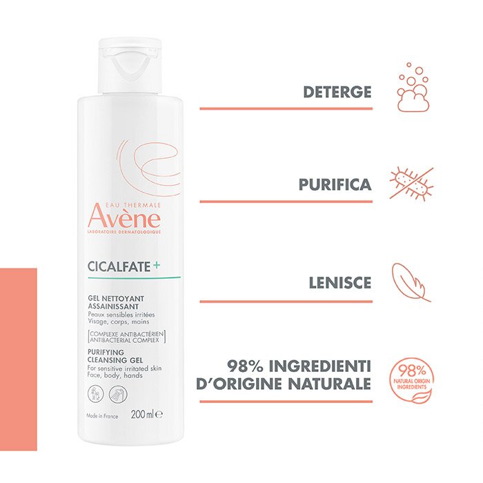 Avéne Cicalfate+ Gel Detergente Purificante 200 ml