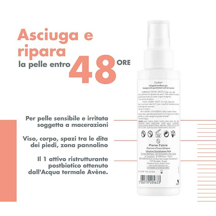 Avène Cicalfate+ Spray Assorbente Ristrutturante Viso e Corpo 100 ml