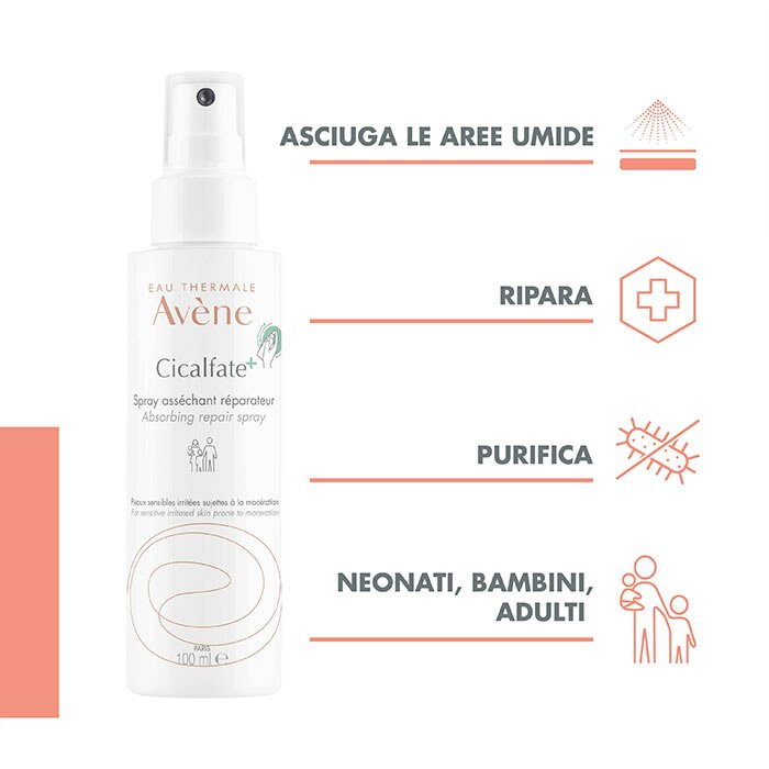 Avène Cicalfate+ Spray Assorbente Ristrutturante Viso e Corpo 100 ml