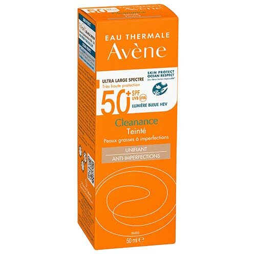 Avène Cleanance Spf50+ Protezione Solare Colorata Viso 50 ml