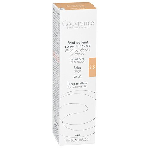 Avene Couvrance Fondotinta Correttore Fluido Beige 30 ml