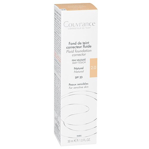 Avène Couvrance Fondotinta Correttore Fluido Naturale 30 ml