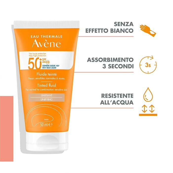 Avène Crema Solare Colorata SPF 50+ Protezione Molto Alta 50 ml