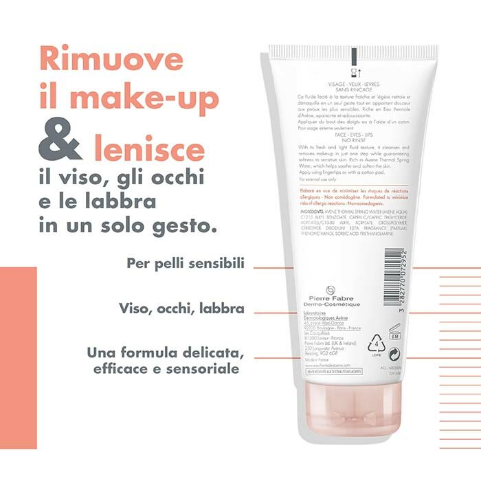 Avène Eau Thermale 3 in 1 Fluido Struccante 200 ml