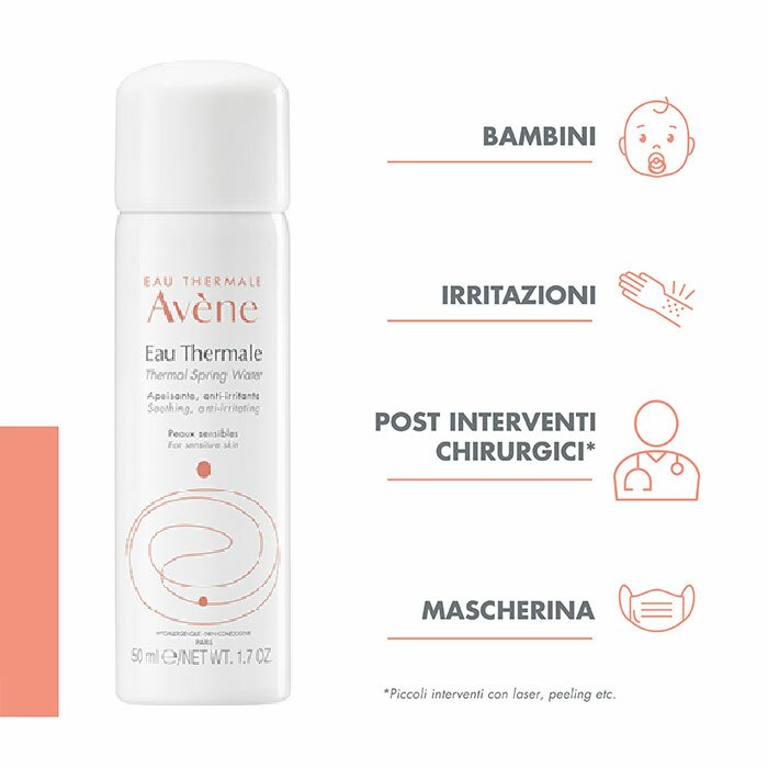 Avène Eau Thermale Acqua Termale Spray Pelle Sensibile 50 ml