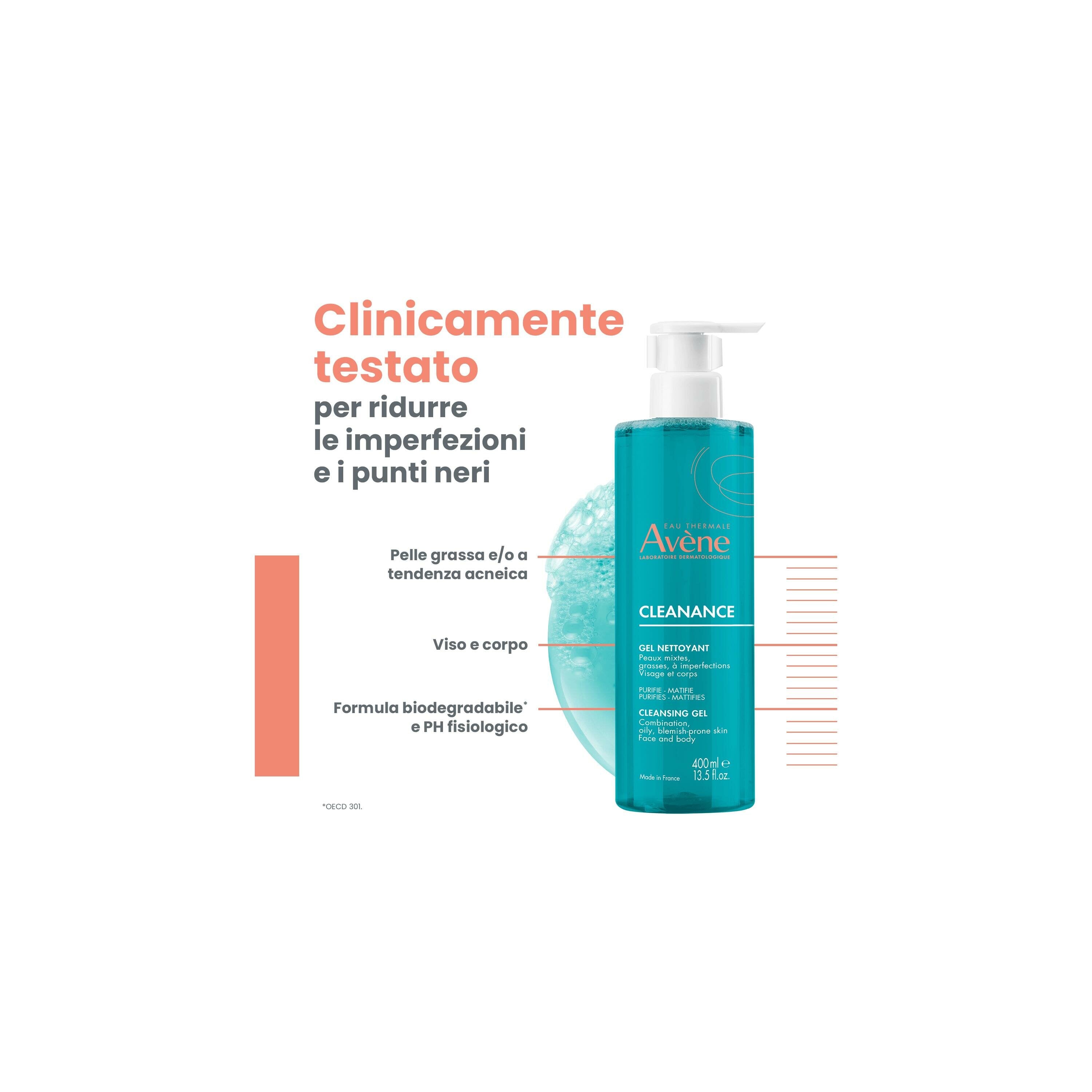 Avène Eau Thermale Cleanance Gel Detergente 400 ml