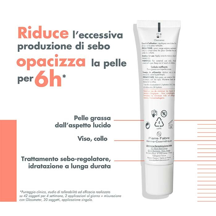 Avène Eau Thermale Cleanance Trattamento Opacizzante 40 ml