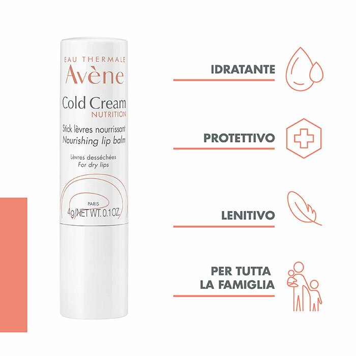 Avène Eau Thermale Cold Cream Balsamo Labbra Stick 4 g