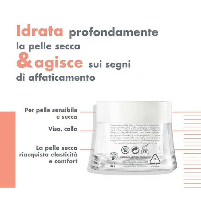 Avène Eau Thermale Crema Nutritiva Rivitalizzante 50 ml