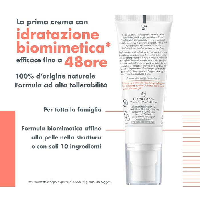 Avéne Eau Thermale Tolerance Hydra 10 Fluido Idratante 40 ml