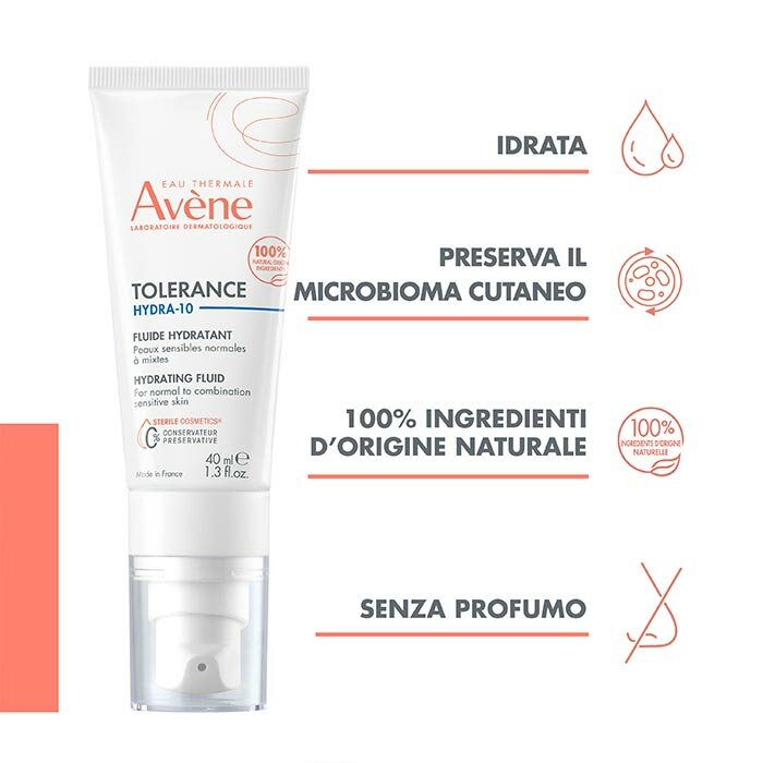 Avéne Eau Thermale Tolerance Hydra 10 Fluido Idratante 40 ml