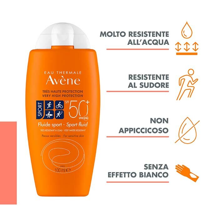 Avène Fluido Sport SPF 50+ Protezione Antiossidante 100 ml