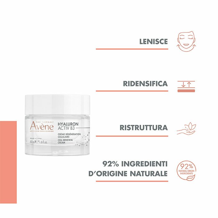 Avène Hyaluron Activ B3 Crema Rigenerante Cellulare 50 ml