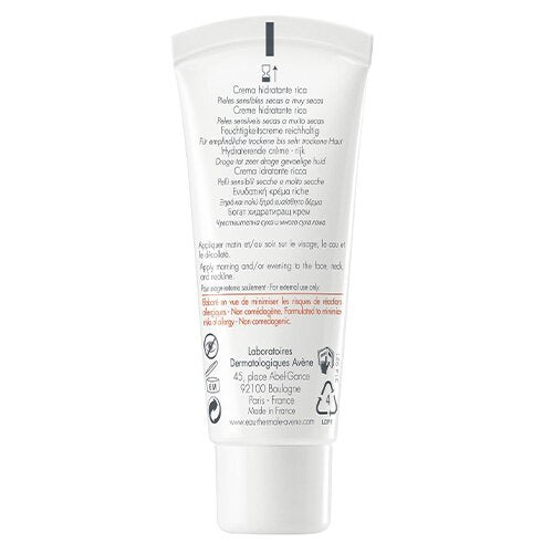 Avène Hydrance Crema Ricca Idratante Viso 40 ml