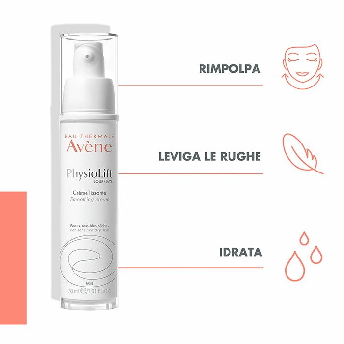 Avène Physiolift Giorno Crema Levigante Antirughe 30 ml