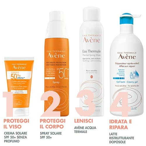Avène Solare Senza Profumo SPF 50+ Protezione Molto Alta 50 ml