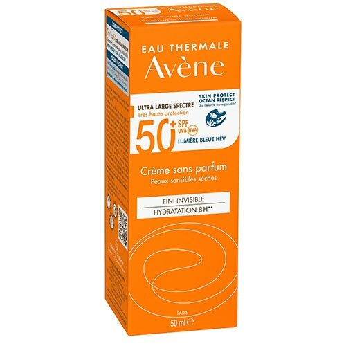 Avène Solare Senza Profumo SPF 50+ Protezione Molto Alta 50 ml