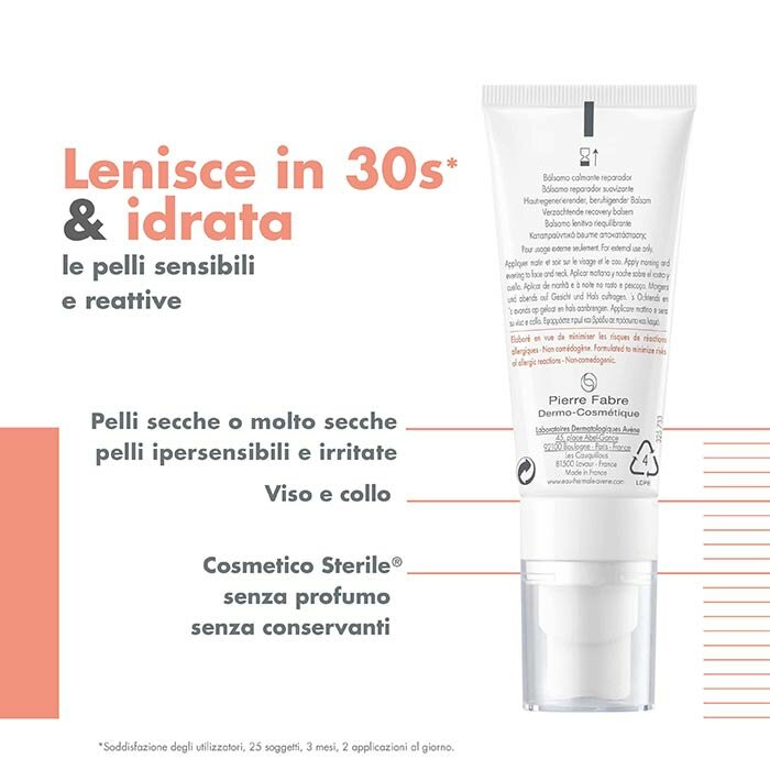 Avène Tolerance Control Balsamo Lenitivo Riequilibrante Pelli Sensibili 40 ml