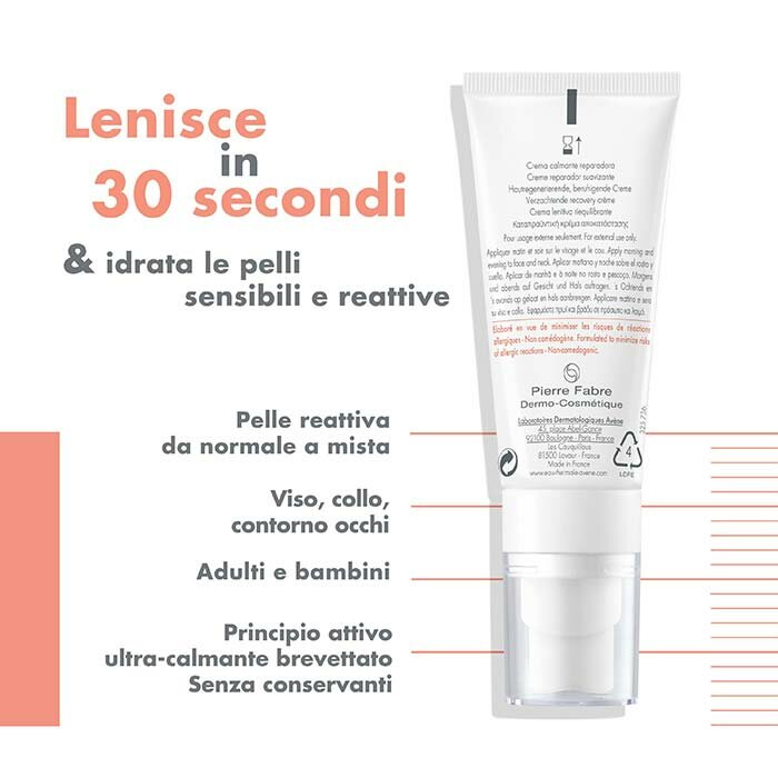 Avène Tolerance Control Crema Lenitiva Riequilibrante 40 ml