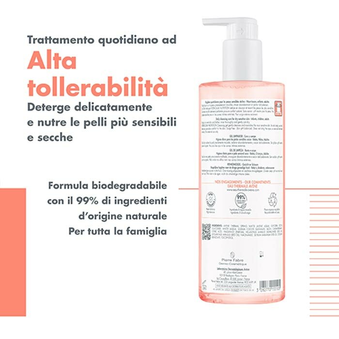 Avène Xeracalm Nutrition Gel Detergente Pelle Secca 500 ml