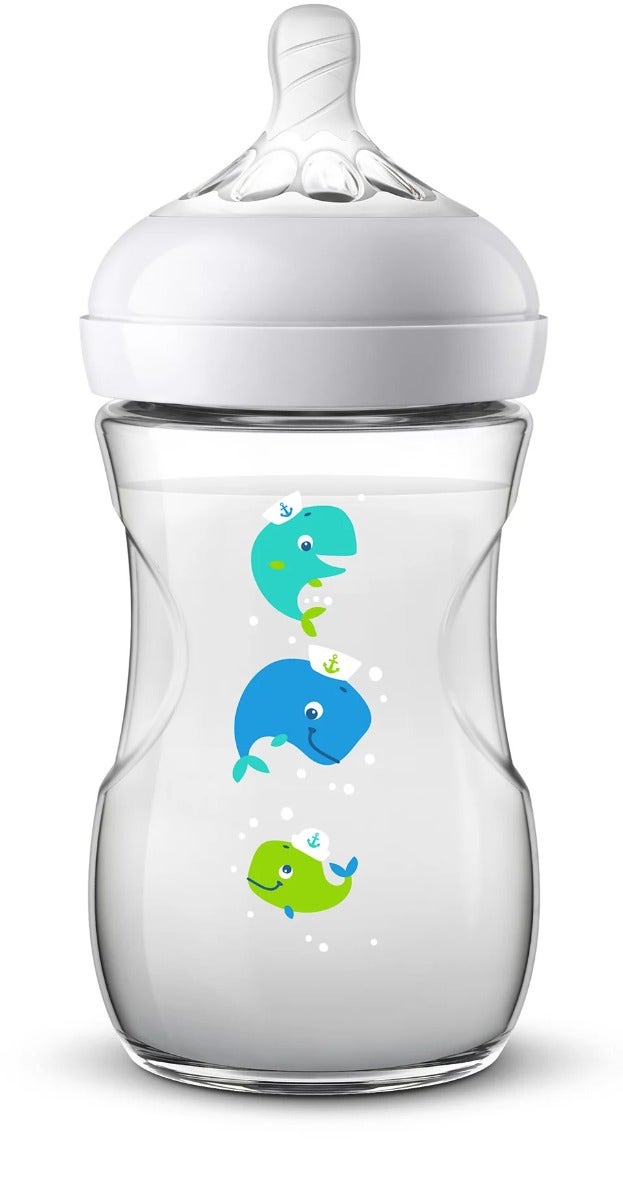 Avent bib naturale balene