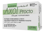 Axol procto 10 supposte x 2 g