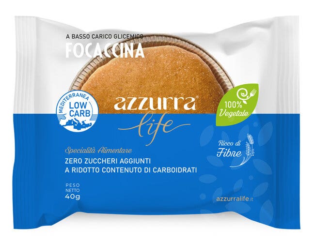 Azzurra life focaccina 40g