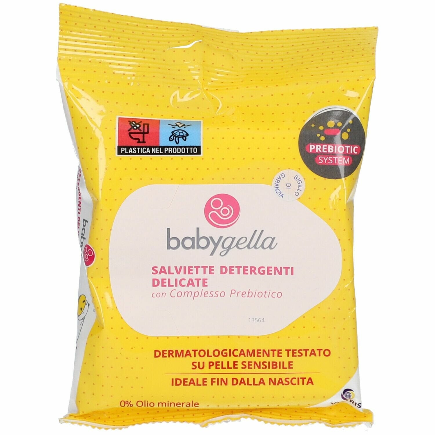 Babygella prebiotic salviette 15pz