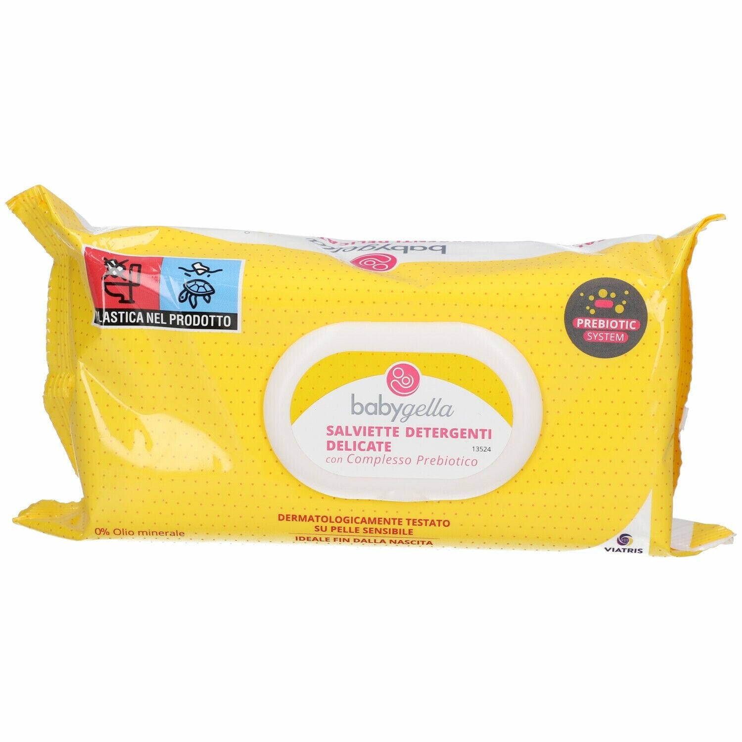 Babygella prebiotic salviette 72pz