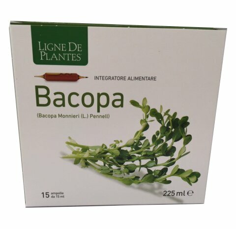 Bacopa biologico 15 ampolle bevibili da 15 ml