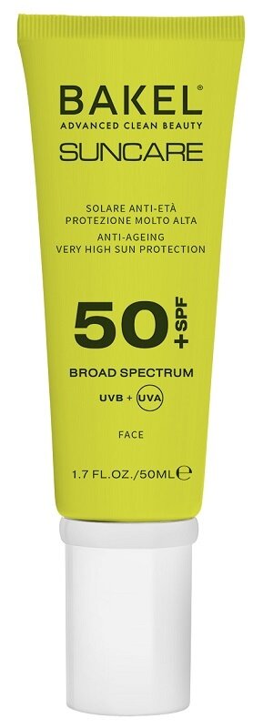 Bakel solare viso anti eta' protezione alta spf50 50 ml