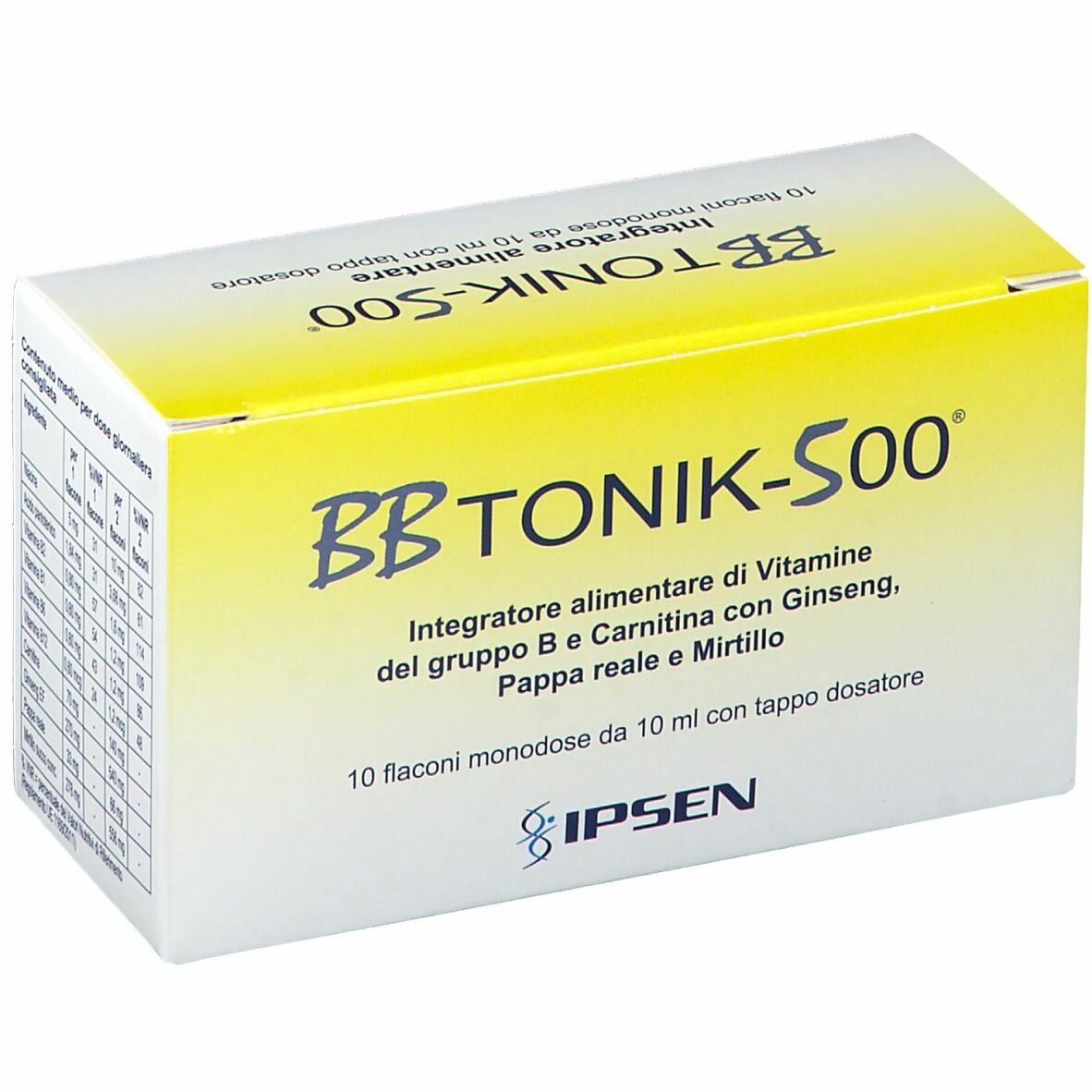 Bbtonik 500 integratore ricostituente 10 flaconi