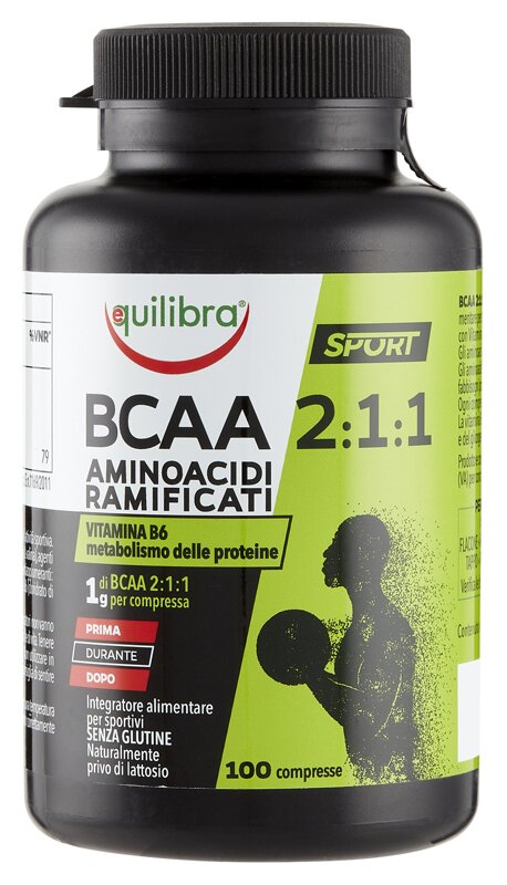 Bcaa 2:1:1 aminoacidi ramificati 100 compresse